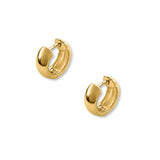 Chubby Mini Hoop Earrings | Gold Vermeil