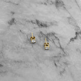 Tiny CZ Stud Earrings | Gold Vermeil
