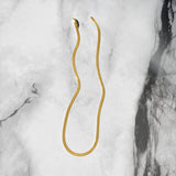 Classic Herringbone Chain | Gold Vermeil