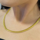 Solid Cuban Necklace 6MM | Gold Vermeil