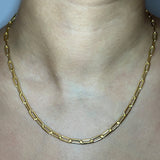 Paper Clip Necklace | Gold Vermeil