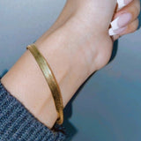 Herringbone Bracelet | Gold Vermeil
