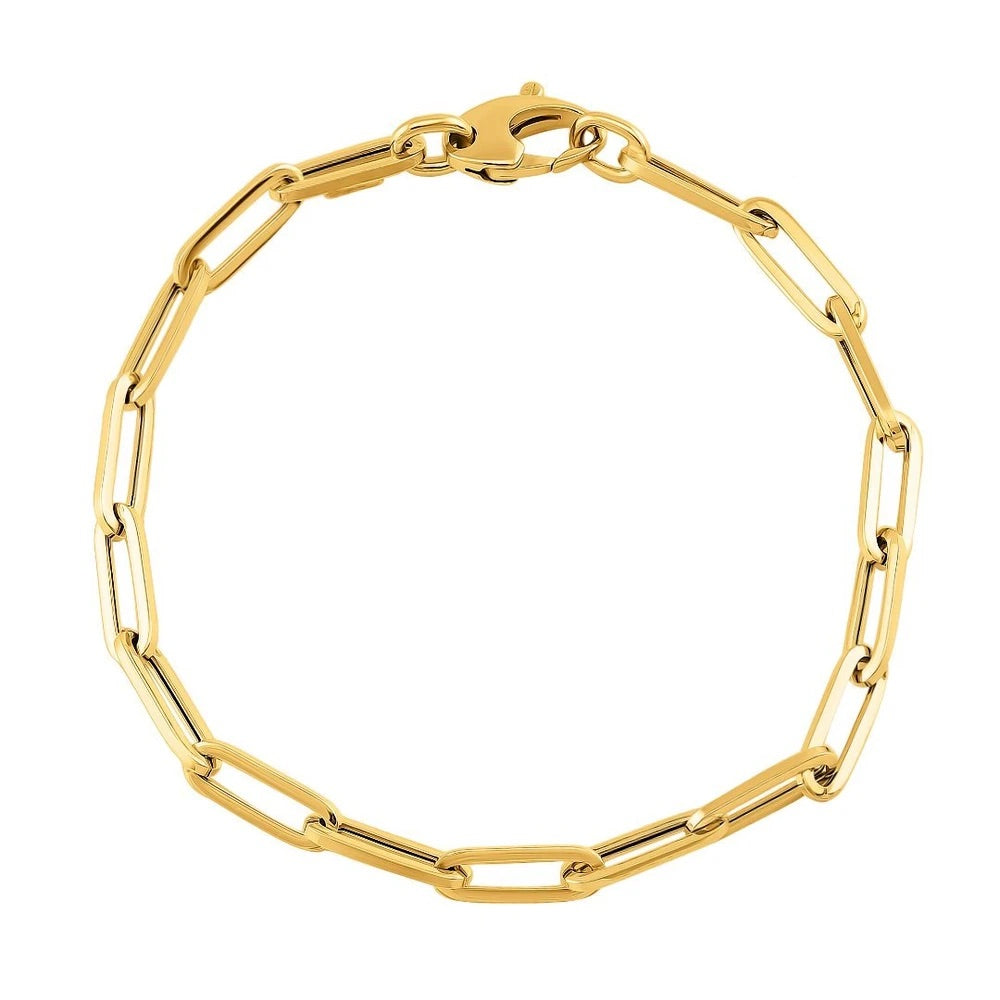 Paper Clip Bracelet | Gold Vermeil