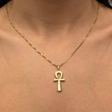Hailey Cross Pendant | Gold Vermeil